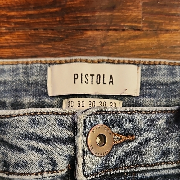 Pistola Women's Ankle Skinny Blue Jeans Size 30 - Picture 2 of 8